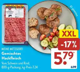 Aldi Süd MEINE METZGEREI Gemischtes Hackfleisch Angebot