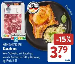 Aldi Süd MEINE METZGEREI Koteletts Angebot