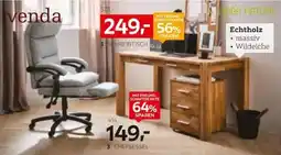 XXXLutz LINEA NATURA Echtholz SCHREIBTISCH Angebot