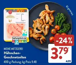 Aldi Süd Hähnchen-Geschnetzeltes Angebot