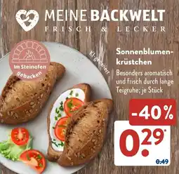 Aldi Süd Sonnenblumenkrüstchen Angebot
