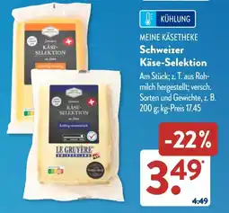Aldi Süd Schweizer Käse-Selektion Angebot