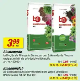 toom Baumarkt b1 Blumenerde Angebot