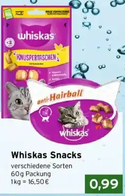 CAP Markt Whiskas Snacks Angebot