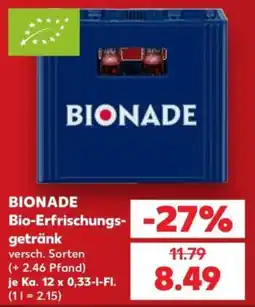 Kaufland BIONADE Bio-Erfrischungsgetränk Angebot