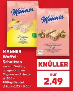 Kaufland MANNER Waffel-Schnitten Angebot
