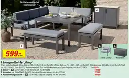 toom Baumarkt Loungemöbel-Set „Romy“ Angebot