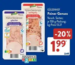 Aldi Süd GÜLDENHOF Hähnchenbrust Angebot