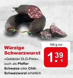 CAP Markt Würzige Schwarzwurst Angebot
