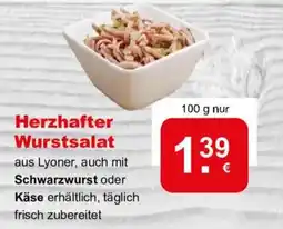 CAP Markt Herzhafter Wurstsalat Angebot
