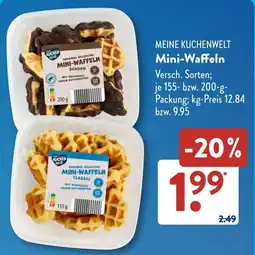 Aldi Süd MEINE KUCHENWELT Mini-Waffeln Classic Angebot