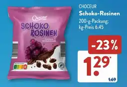 Aldi Süd Choceur Schoko-Rosinen Angebot