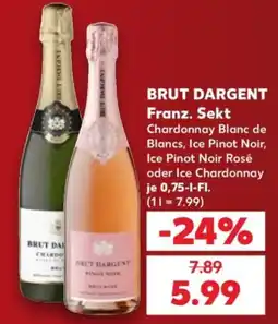 Kaufland BRUT DARGENT Franz. Sekt Angebot