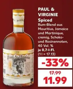 Kaufland PAUL & VIRGINIE Spiced Angebot