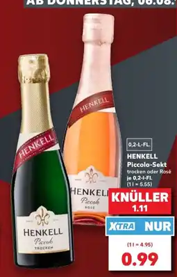 Kaufland HENKELL Piccolo-Sekt Angebot