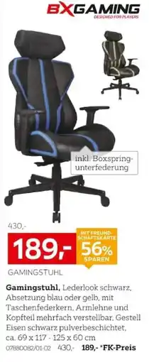 XXXLutz BXGAMING Gamingstuhl Angebot
