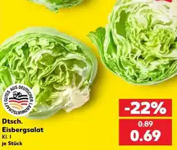 Kaufland Dtsch. Eisbergsalat Angebot