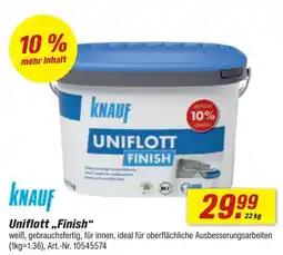 toom Baumarkt Knauf Uniflott „Finish“ Angebot