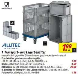 toom Baumarkt ALUTEC Transport- und Lagerbehälter Angebot