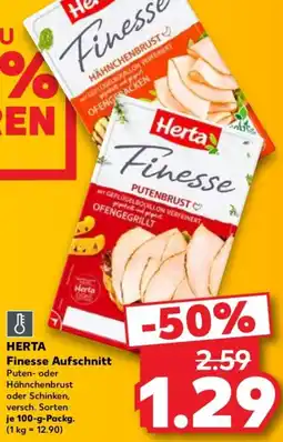 Kaufland HERTA Finesse Aufschnitt Angebot