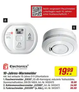 toom Baumarkt 10-Jahres-Warnmelder Angebot