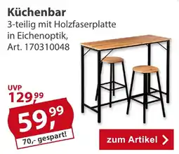 Sonderpreis Baumarkt Küchenbar Angebot