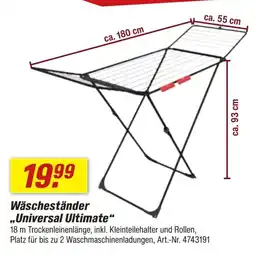 toom Baumarkt Wäscheständer "Universal Ultimate" Angebot