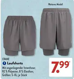Aldi Süd CRANE Laufshorts Angebot