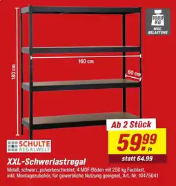 toom Baumarkt SCHULTE XXL-Schwerlastregal Angebot