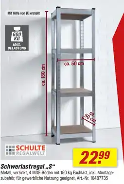 toom Baumarkt Schulterlastregal „S“ Angebot