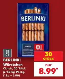 Kaufland BERLINKI Würstchen Classic Angebot