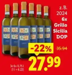 Lidl Grillo Sicilia DOP Angebot