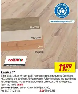 toom Baumarkt Laminat * Angebot