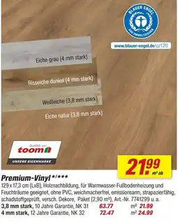 toom Baumarkt Premium-Vinyl Angebot