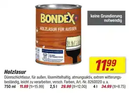 toom Baumarkt BONDEX Holzlasur Angebot