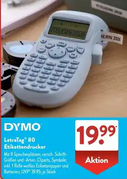 Aldi Süd DYMO LetraTag® 80 Etikettendrucker Angebot