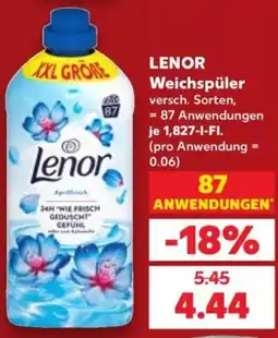 Kaufland LENOR Weichspüler Angebot