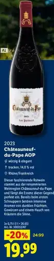 Lidl Châteauneuf-du-Pape AOP Angebot
