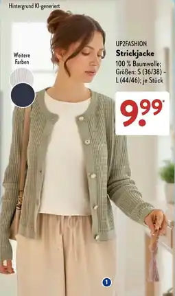 Aldi Süd UP2FASHION Strickjacke Angebot
