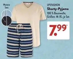 Aldi Süd UP2FASHION Shorty-Pyjama Angebot