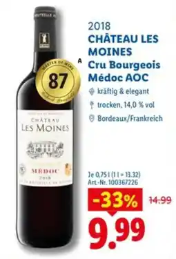 Lidl CHÂTEAU LES MOINES Angebot