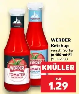 Kaufland WERDER TOMATEN KETCHUP Angebot