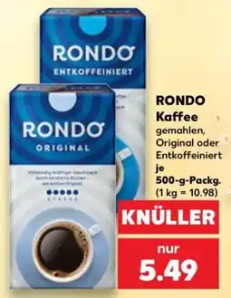 Kaufland Rondo Kaffee Angebot