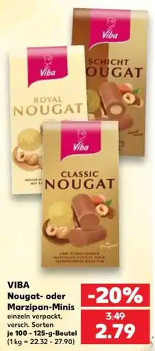 Kaufland VIBA Nougat- oder Marzipan-Minis Angebot