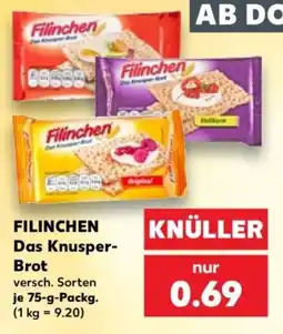 Kaufland Filinchen Das Knusper-Brot Angebot