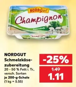Kaufland NORDGUT Champignon Schmelzkäse Angebot