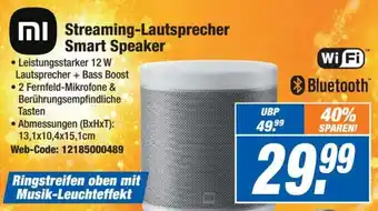 Expert Xiaomi Streaming Lautsprecher Smart Speaker Angebot