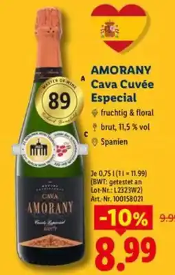 Lidl AMORANY Cava Cuvée Especial Angebot