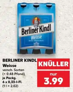 Kaufland BERLINER KINDL Weisse Angebot