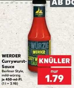 Kaufland WERDER Currywurst-Sauce Angebot